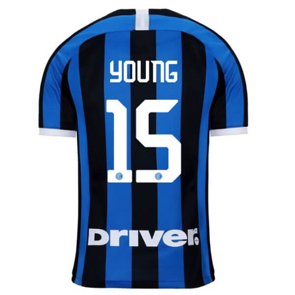 Trikot Inter Milan NO.15 Young Heim 2019-20 Blau Fussballtrikots Günstig